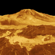 Reprojection of Maat Mons. (Image: NASA/Magellan)